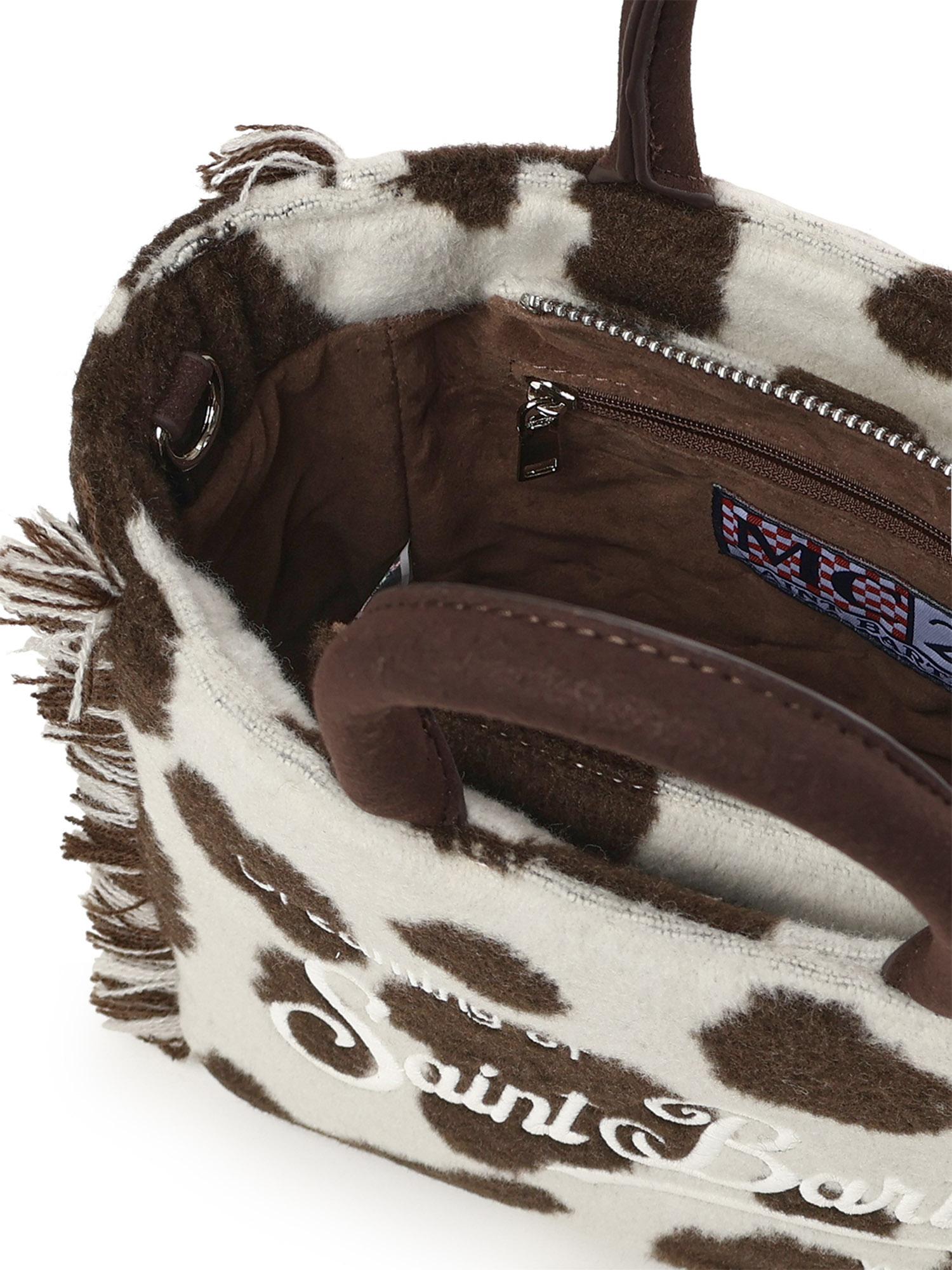 Borsa a mano Vanity Mini Felt in misto lana VAMI024 01434I MC2 SAINT BARTH 