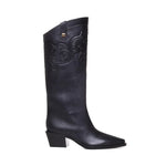 Stivali camperos Sienna SIENNA NAPPA LEATHERVEGGY BLACK MAISON SKORPIOS 