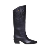 Stivali camperos Sienna SIENNA NAPPA LEATHERVEGGY BLACK MAISON SKORPIOS 
