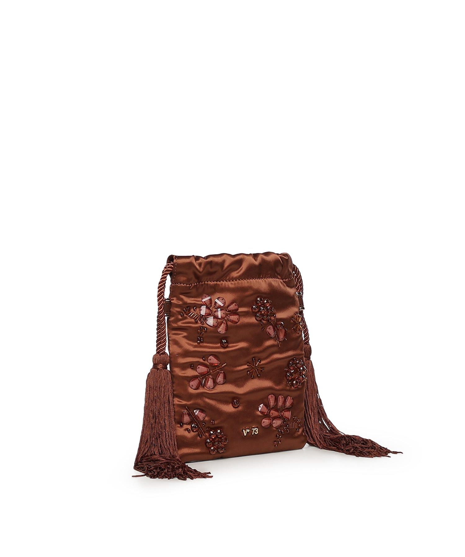 Mini bag Kayla con logo 73BS9MZ04 KAYLACIOCCOLATO V° 73 