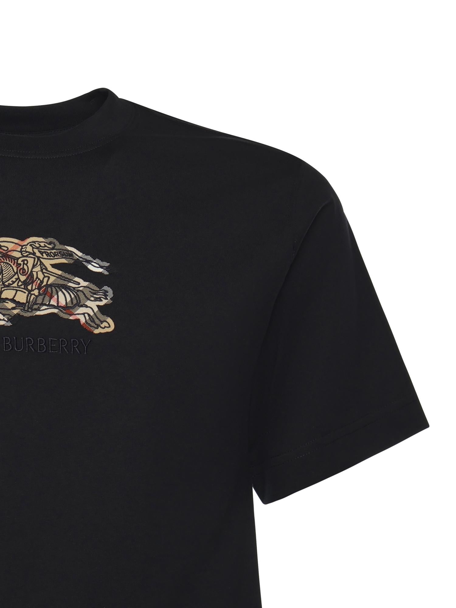 T-shirt Check in cotone 8116169 A1189 BURBERRY 