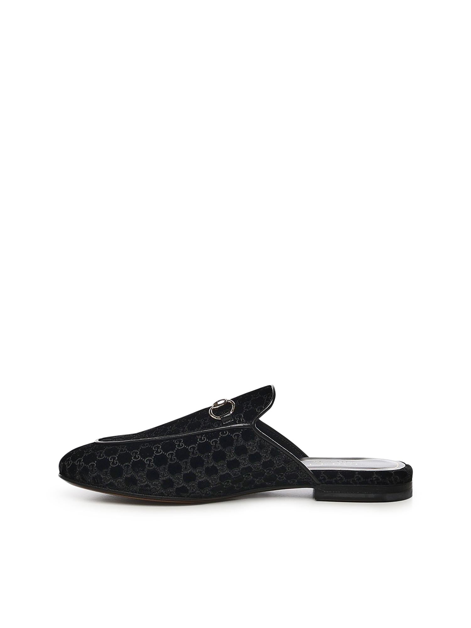 Slipper Princetown in velluto 802163 FAEUF1000 GUCCI 