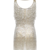 Miniabito Daisy con perline e frange GLSS26DR05  GALIA LAHAV 