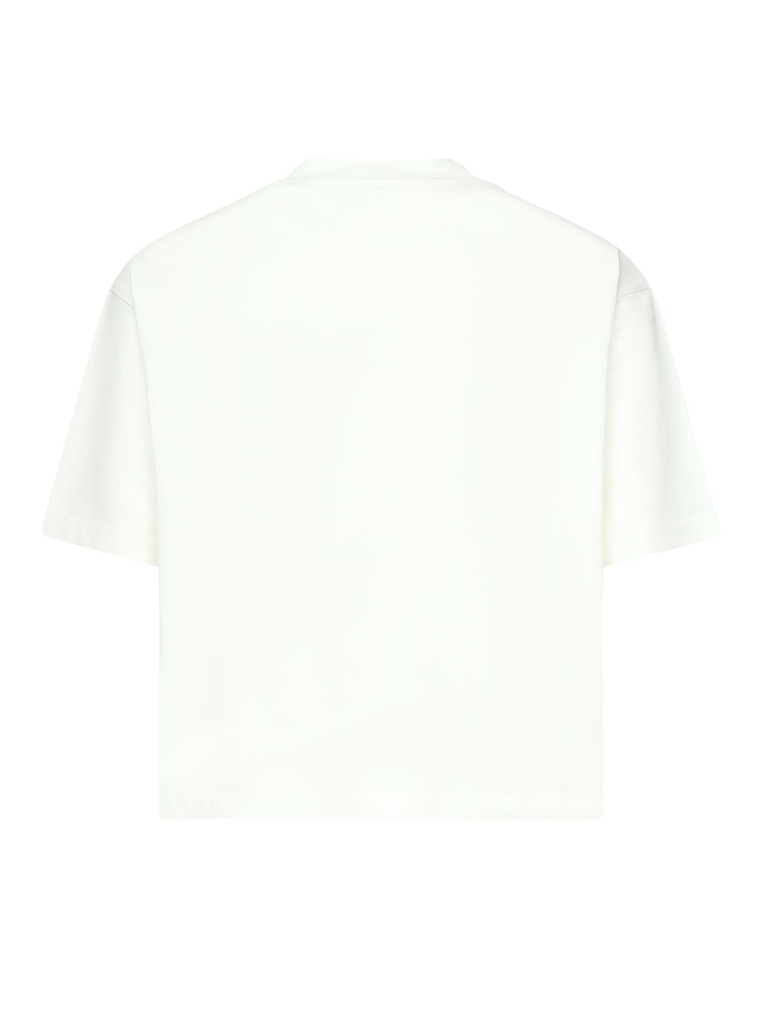 T-shirt cropped con logo <BR/> 8109055 B7078 BURBERRY 