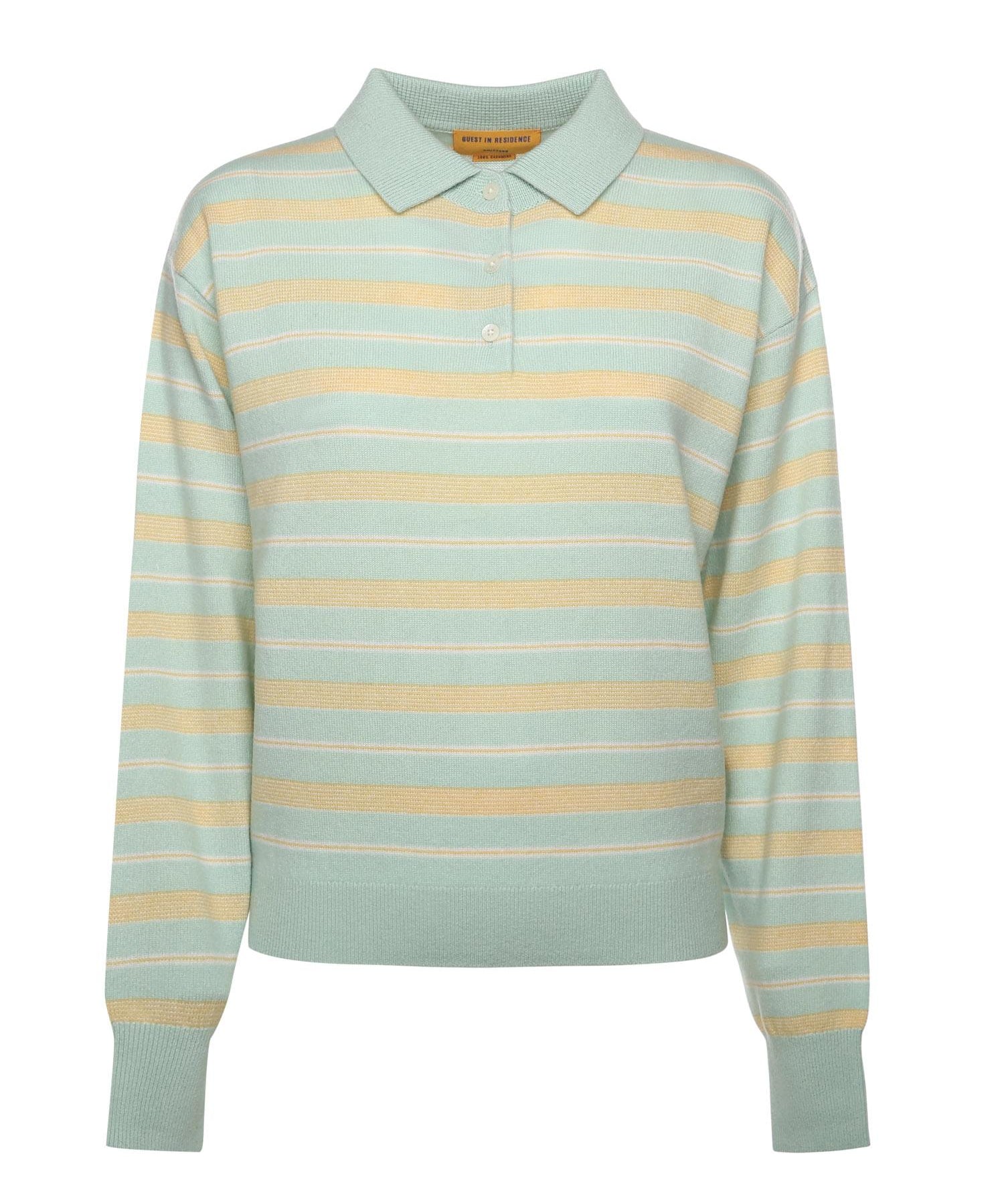 Polo Collegiate Stripe in cashmere W38510JL SEAGLASS COMBO GUEST IN RESIDENCE 