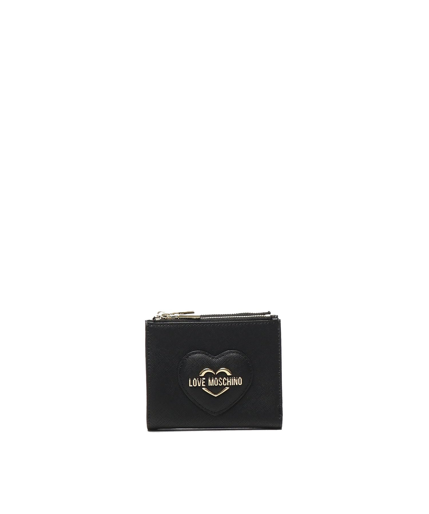 Portafoglio con logo lettering JC5734PP0LKL0 000 LOVE MOSCHINO 