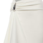Gonna lunga Crystal in maglia a coste 25044334 WHITE CHRISTOPHER ESBER 