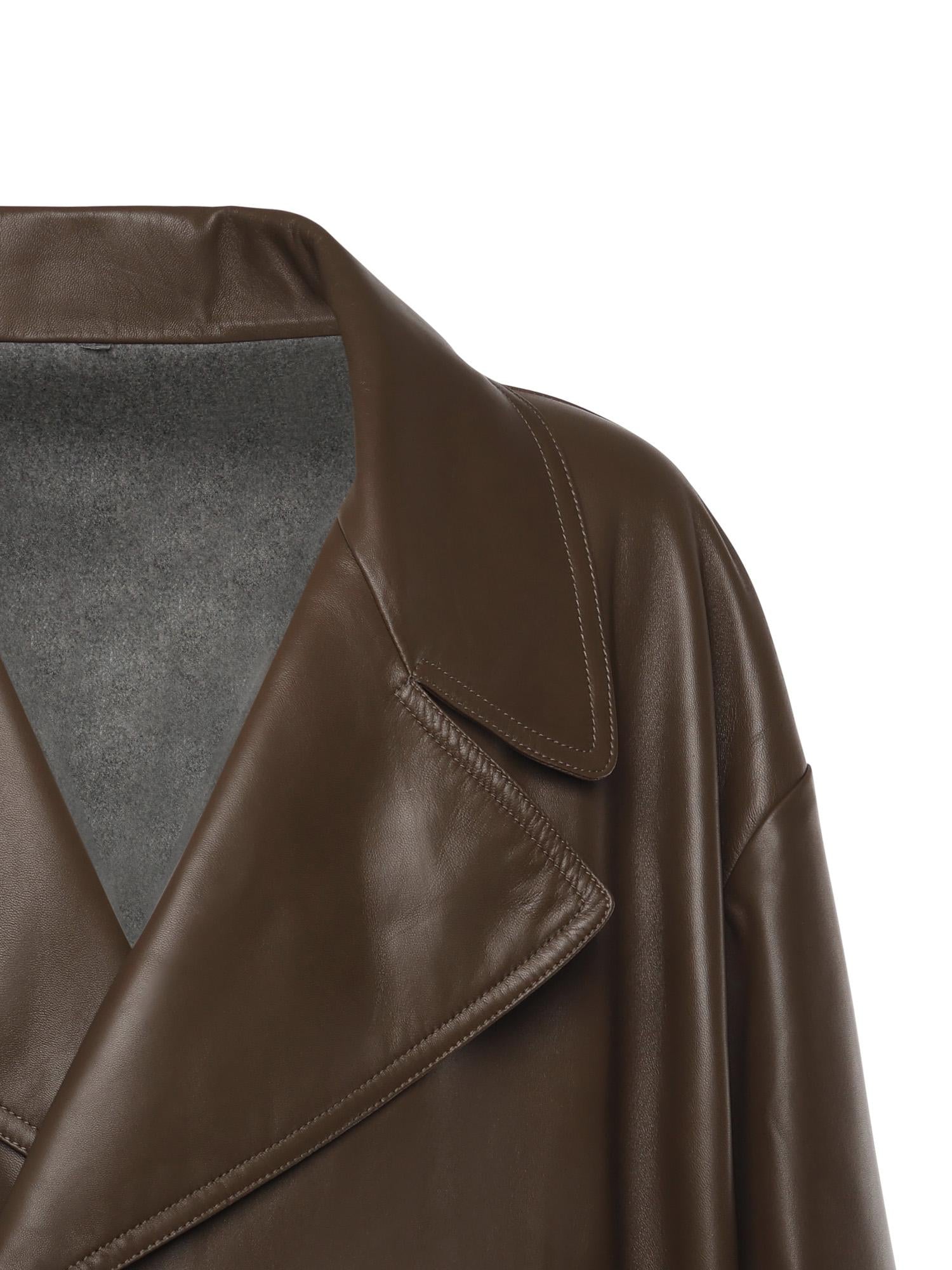 Caban in nappa FPJ897 AQOIF1LUZ FENDI 