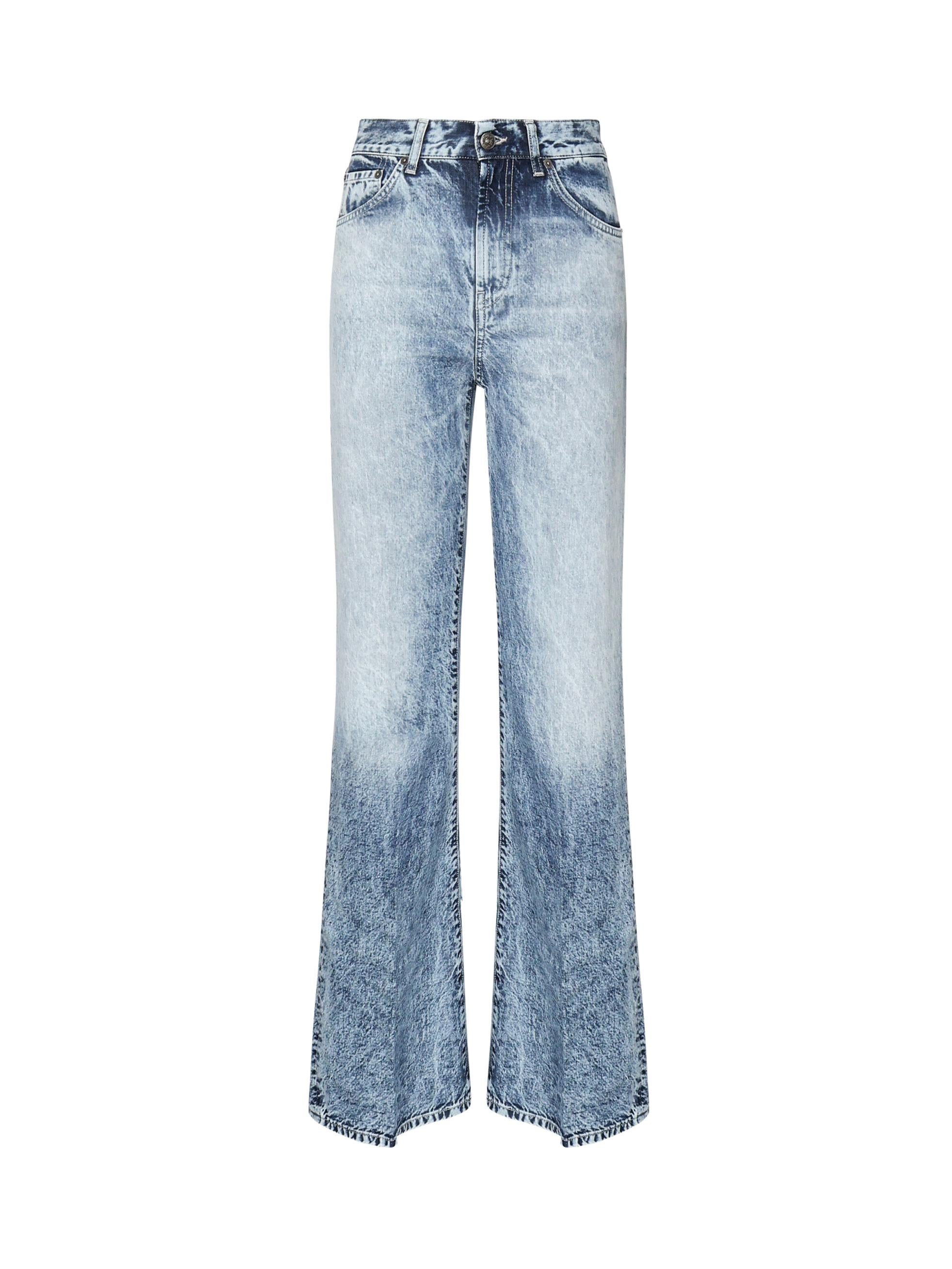 Jeans Amber wide leg in denim DP619 DF0266DIO6800 DONDUP 