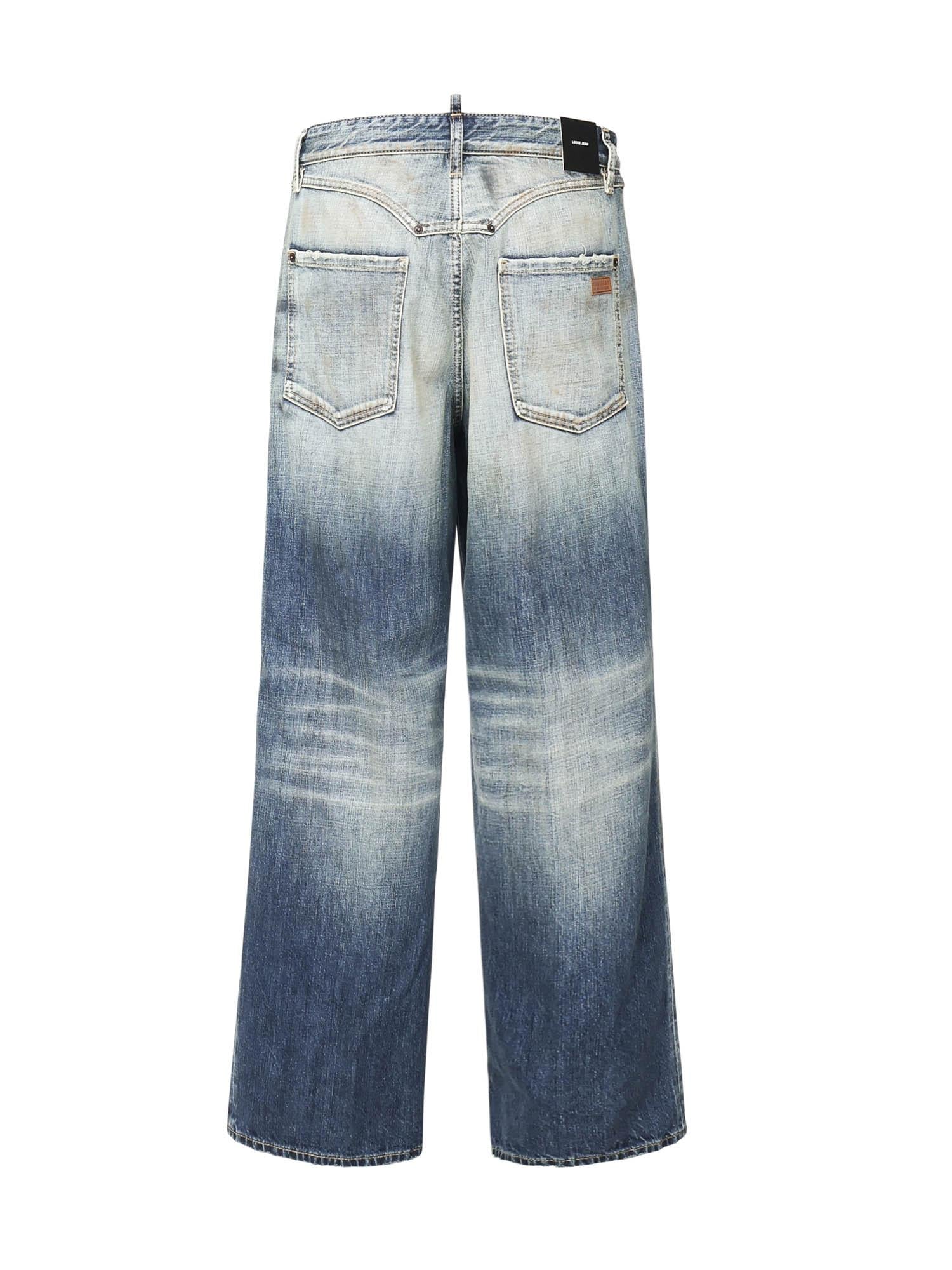 Jeans distressed con logo S74LB1759 D30011470 DSQUARED2 