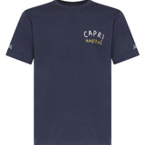 T-shirt con ricamo in cotone PRL0002 02502L MC2 SAINT BARTH 