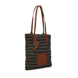Borsa shopping con logo 73BS9M802 CASSIENERO/CUOIO V° 73 