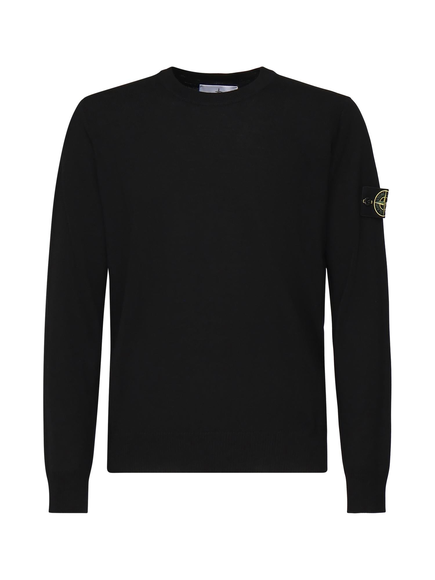 Maglione girocollo con impunture a rilievo K2S155100071 S00C4V0029 STONE ISLAND 