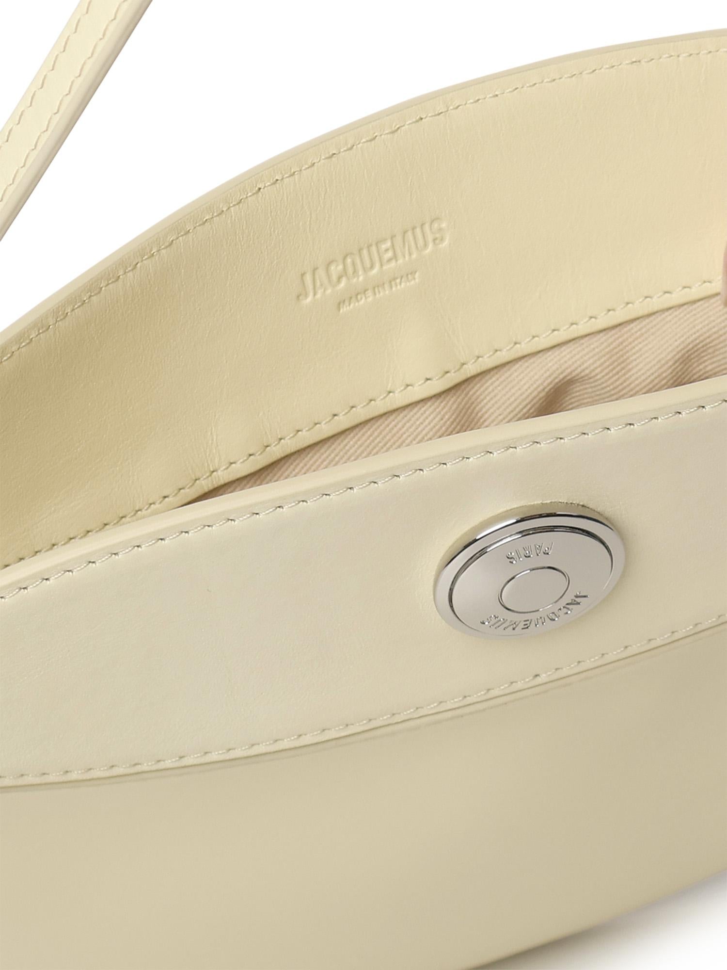 Borsa a spalla "Le Petit Calisso" Rond in pelle 25HBAW00444AC18A08 220 JACQUEMUS 