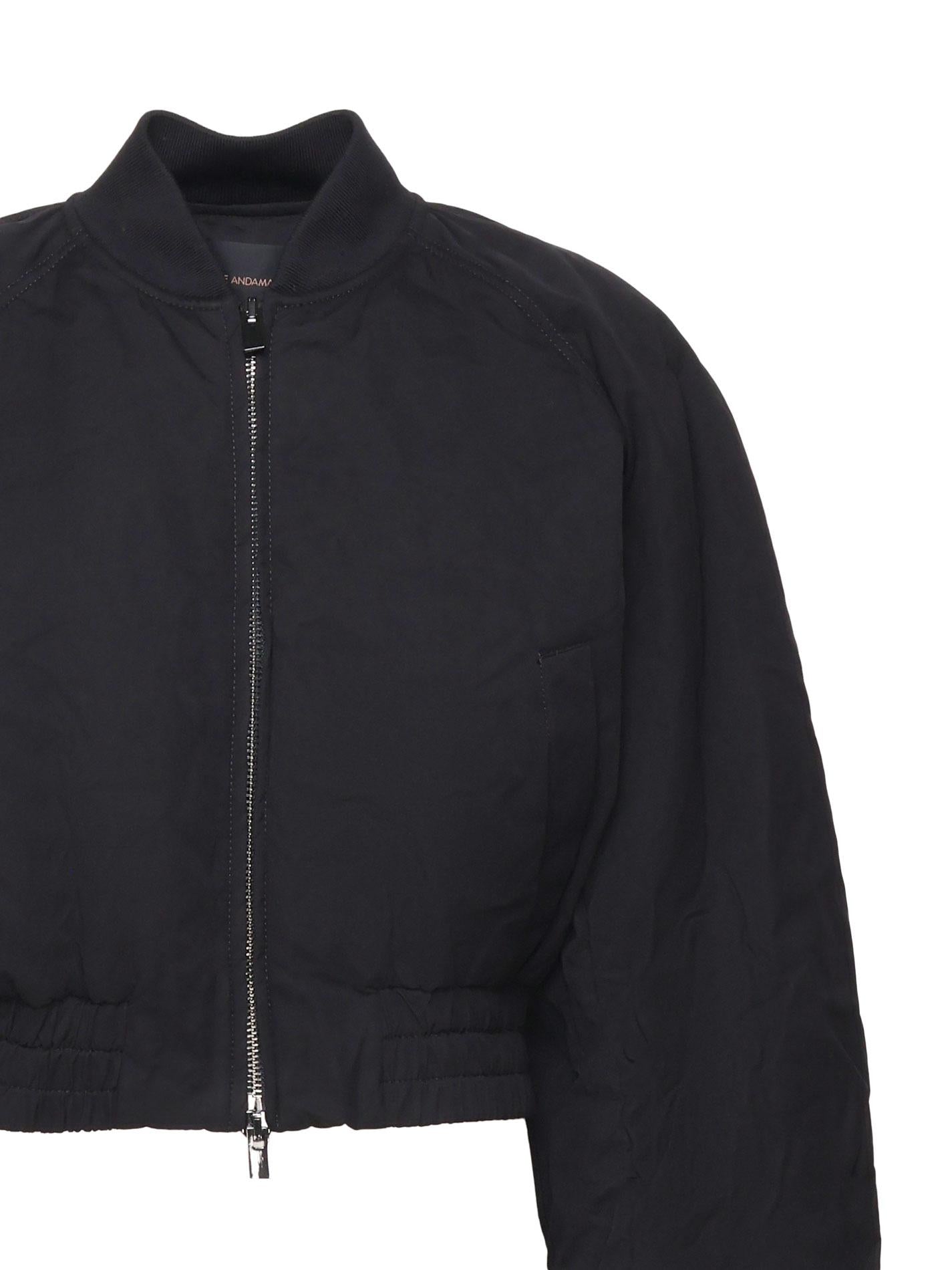 Giacca bomber con maiche a palloncino T162015A TNC171BLACK THE ANDAMANE 