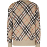 Cardigan con motivo check 8093491 B9368 BURBERRY 