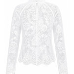 Blusa in pizzo PF26032TA W SELF-PORTRAIT 