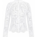 Blusa in pizzo PF26032TA W SELF-PORTRAIT 