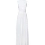 Abito con cut-out in maglia di seta<BR/> AA9R2800K061B 000 ALAIA 