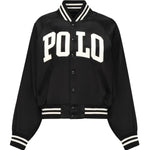 Bomber in raso con logo 211970985 001 POLO RALPH LAUREN 