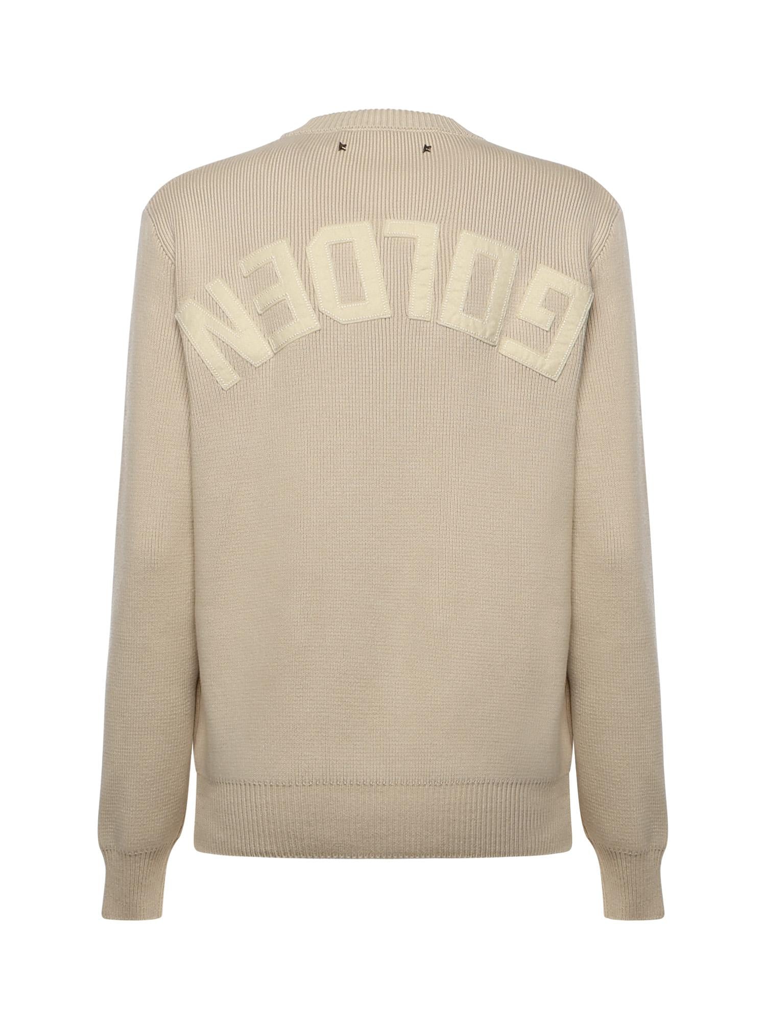 Maglione con logo GWP00951 P00197255550 GOLDEN GOOSE 