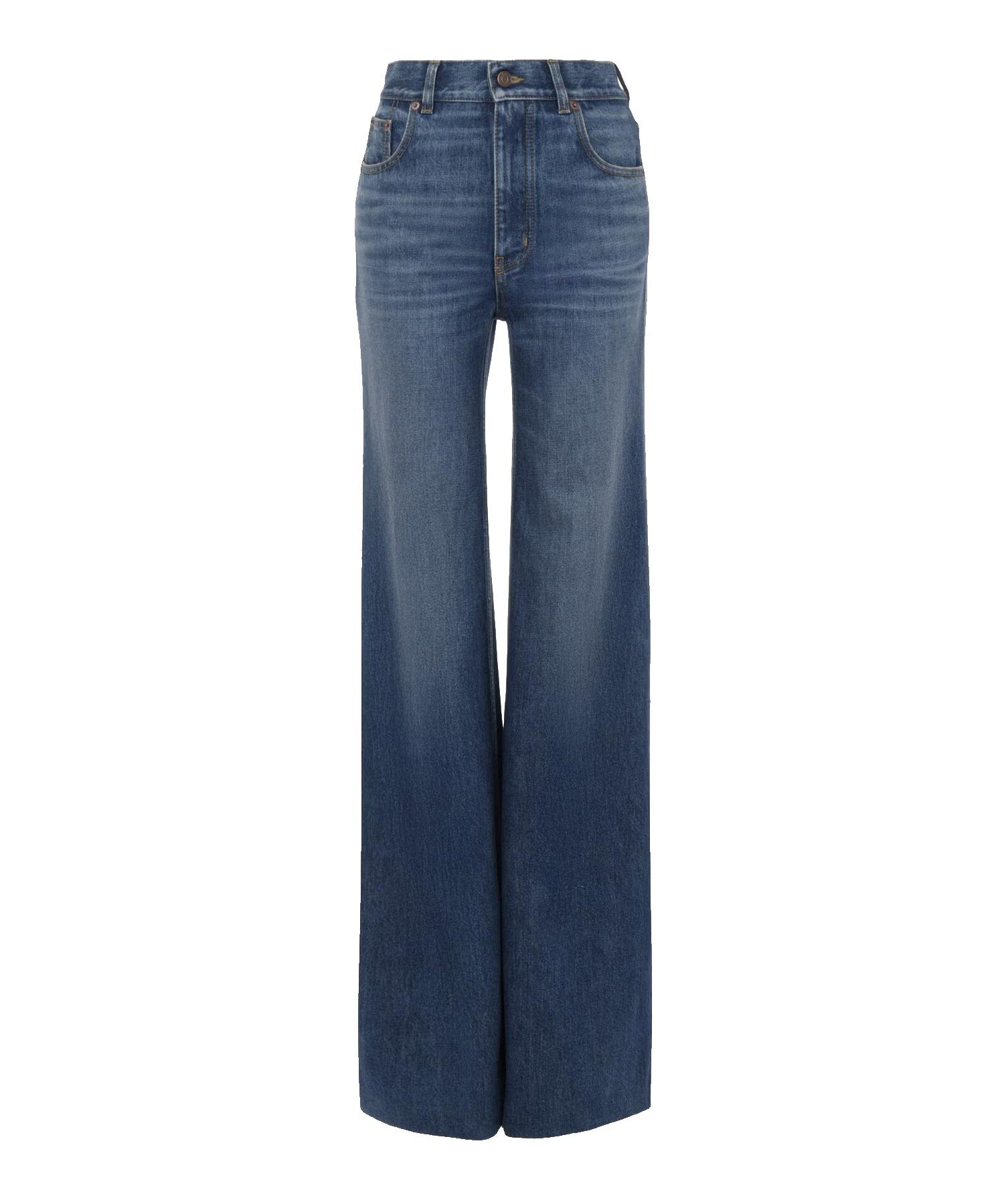 Jeans flare a vita alta in denim CHC25ADP42251 427 CHLOÉ 