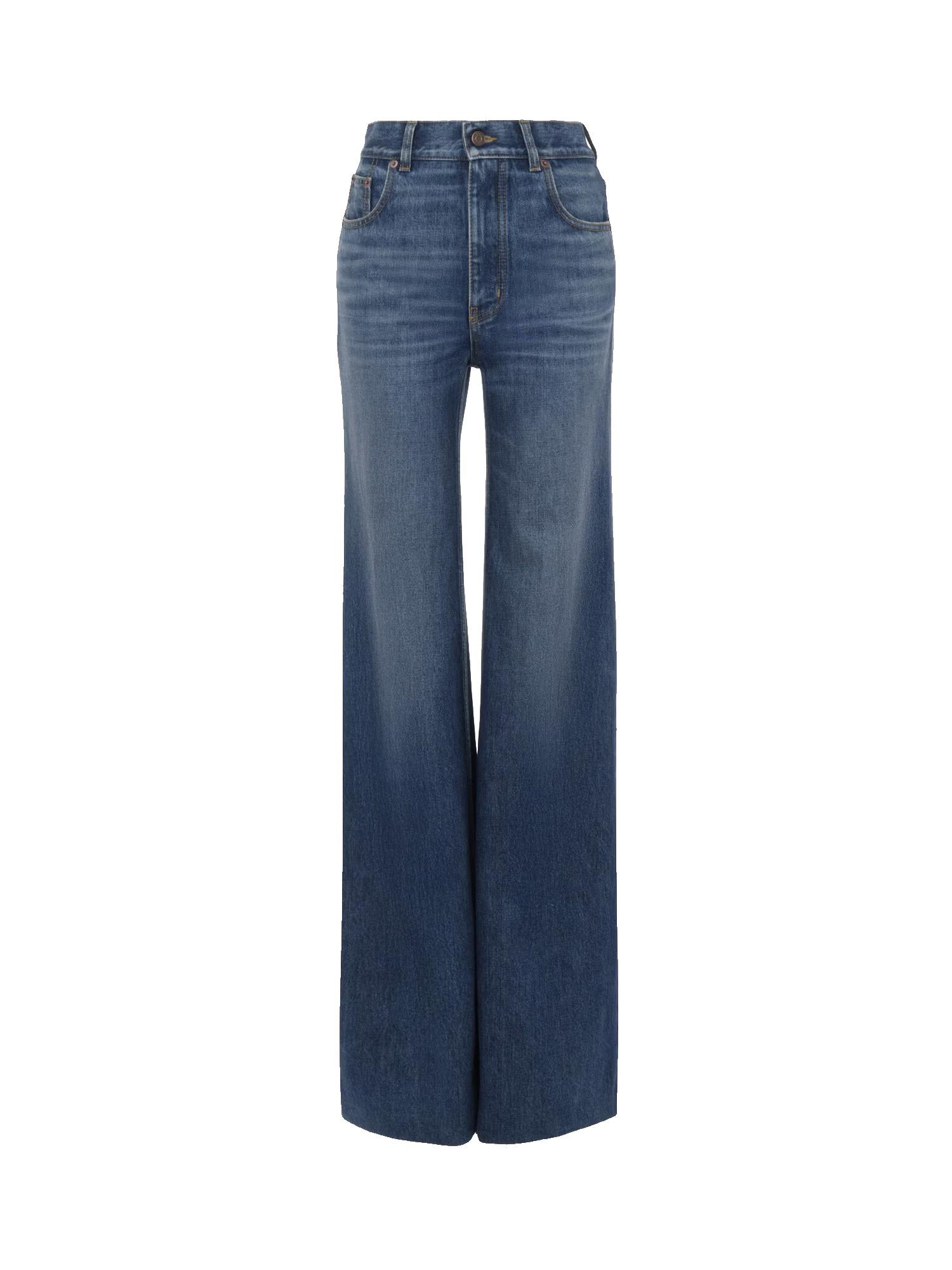 Jeans flare a vita alta in denim CHC25ADP42251 427 CHLOÉ 