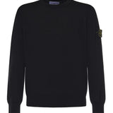 Maglione in cotone con logo L1S155100053 S00B2V0029 STONE ISLAND 