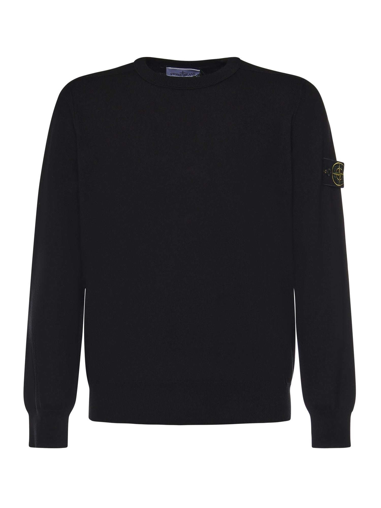 Maglione in cotone con logo L1S155100053 S00B2V0029 STONE ISLAND 