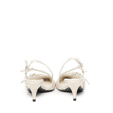 Décolleté slingback in vernice con fibbie 5I013E 69F0304 MIU MIU 