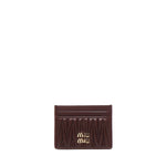Portacarte in nappa matelassé 5MC076 AFPPF0007 MIU MIU 