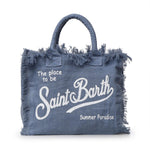 Borsa Vanity in lino con logo VANI022 00262L MC2 SAINT BARTH 