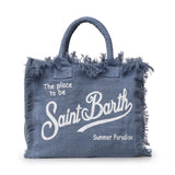 Borsa Vanity in lino con logo VANI022 00262L MC2 SAINT BARTH 