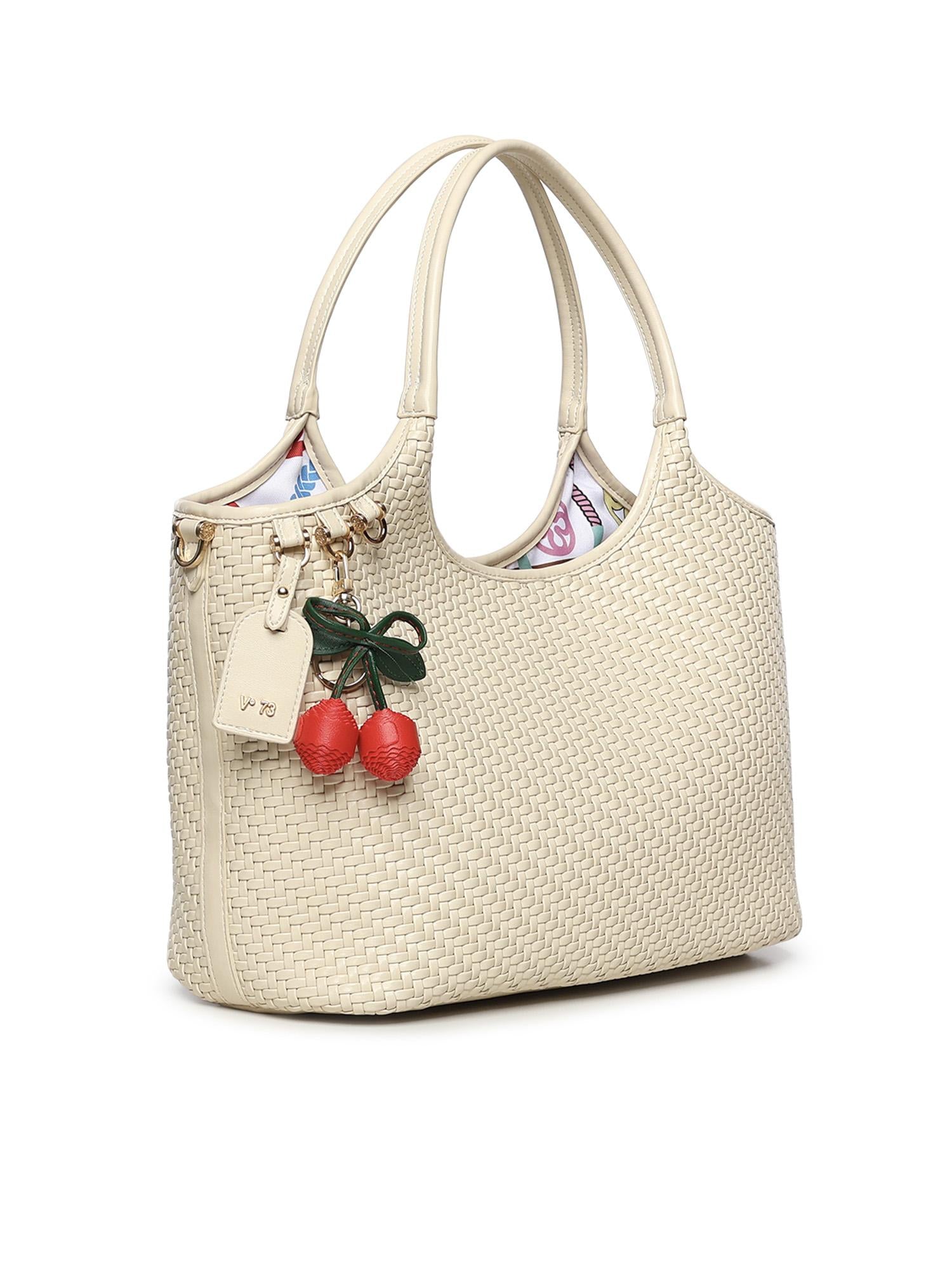 Borsa Zelda in pelle 73BS9O601 ZELDAOFF WHITE V° 73 