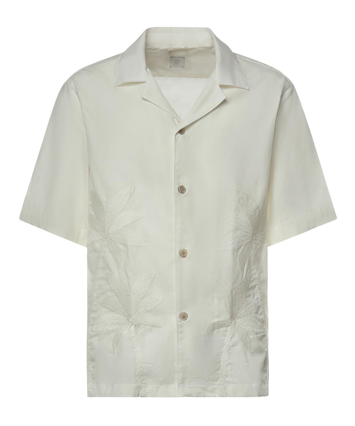 Camicia bowling in cotone M75CAMM08TES0M137 01-02 ELEVENTY 
