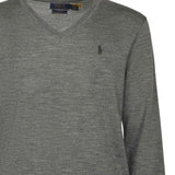 Maglia con scollo a V e logo<BR/> 710946142 002 POLO RALPH LAUREN 