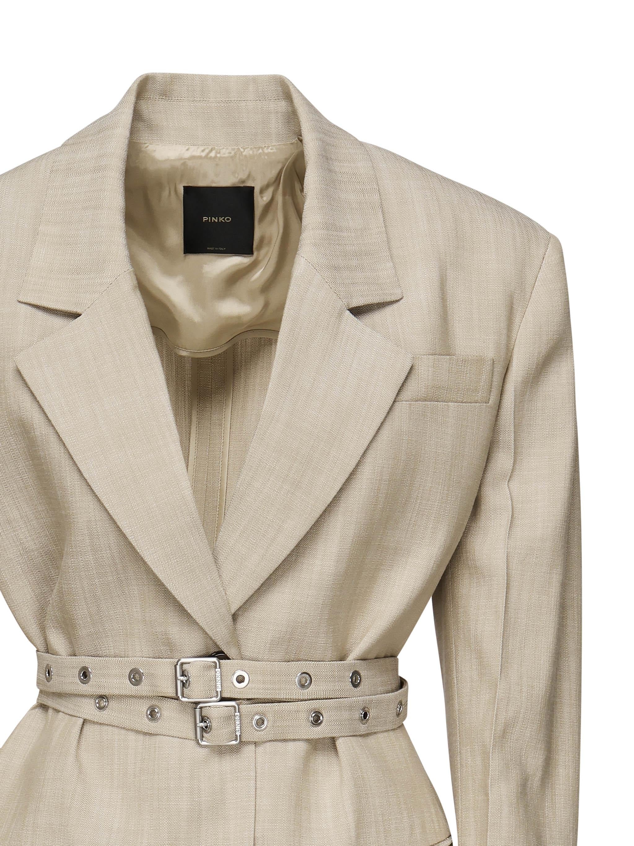 Giacca monopetto beige 104887 A2EJD18 PINKO 