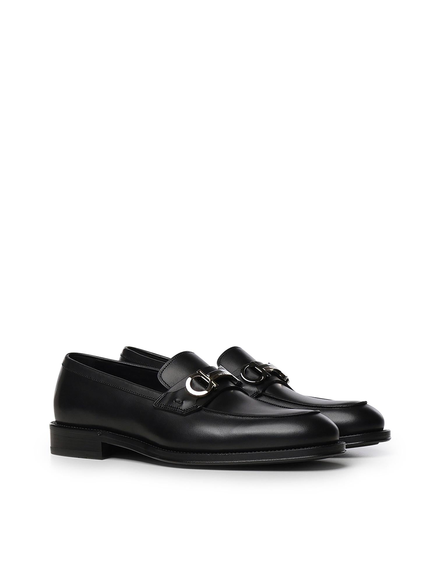 Mocassino ornamento Gancini in pelle 029276 778746003 FERRAGAMO 