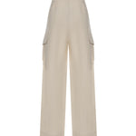 Pantaloni fluidi in cotone 106278 A2ERC03 PINKO 