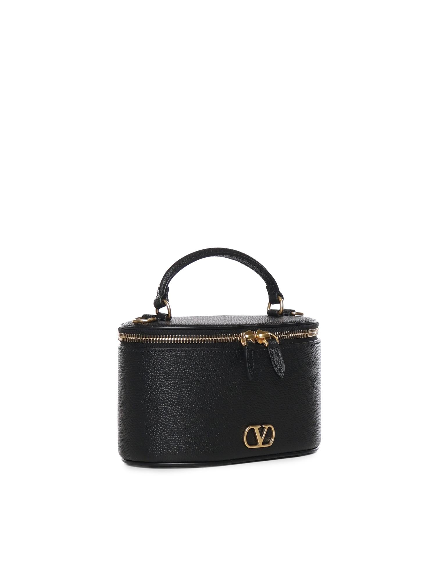 Mini Vanity Bag Vlogo Signature in vitello granato 8W0P0AX8 SNP0NO VALENTINO GARAVANI 