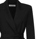 Blazer in tela di lana con cintura 2521046101600 004 MAX MARA 