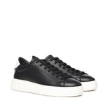 sneakers Mars in pelle MARS NAPPABLACK/WHITE GIULIANO GALIANO 