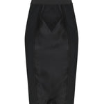 Gonna corsetteria in marquisette e raso F4BKDT GDCLSN0000 DOLCE & GABBANA 