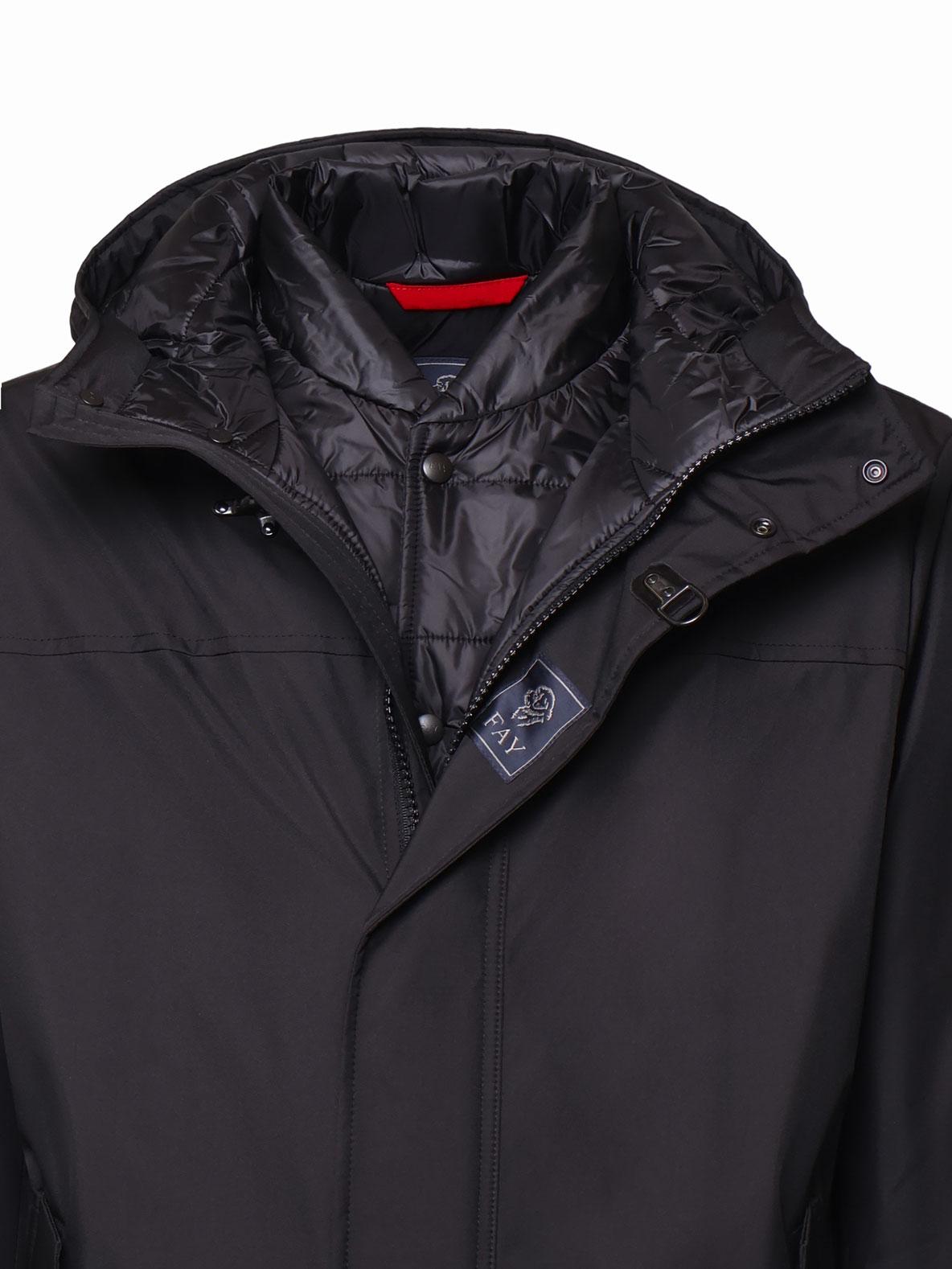 Caban in nylon NAM13490230QKJ B999 FAY 