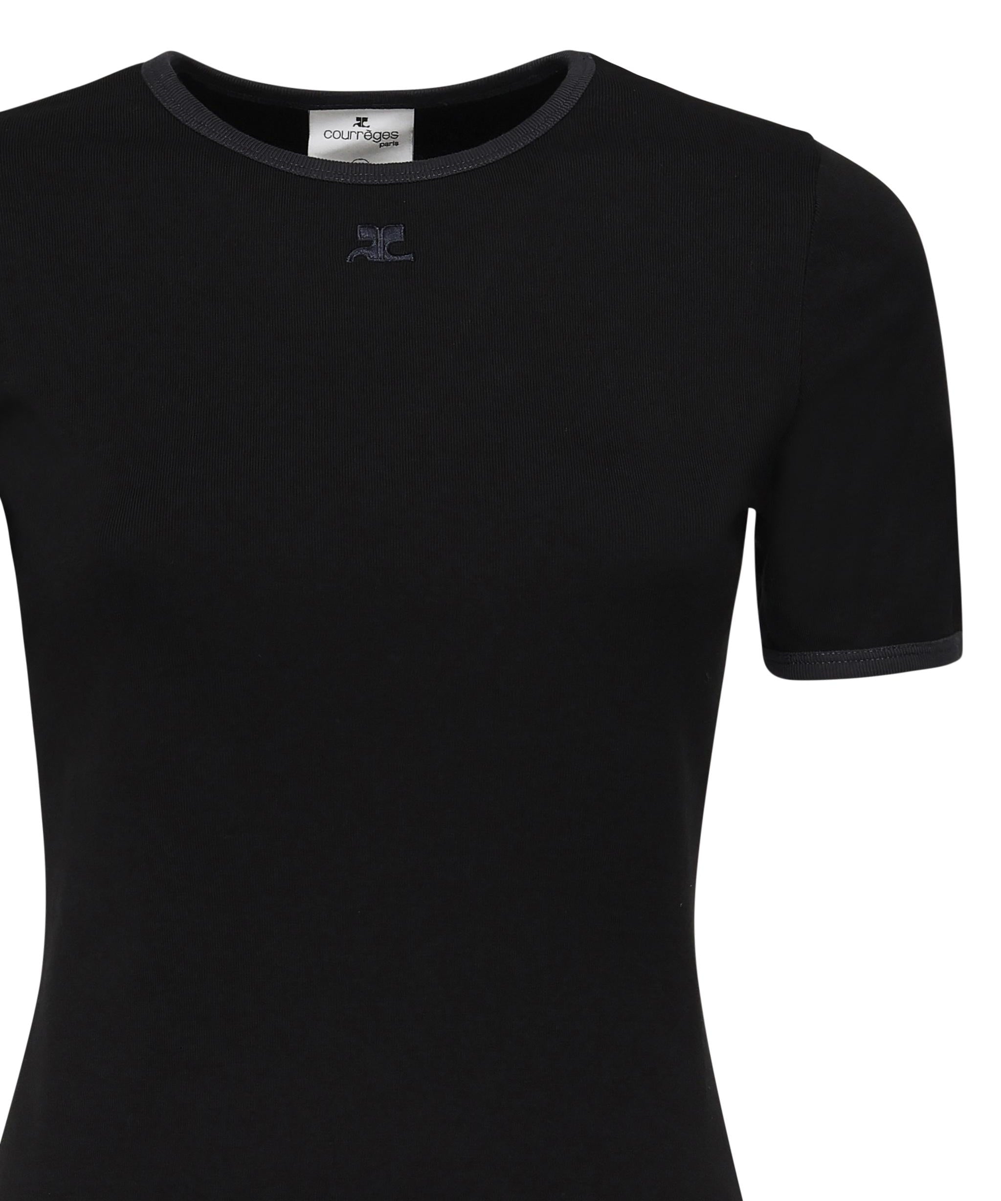 T-shirt con logo 125JTS017JS0203 B175 COURREGES 