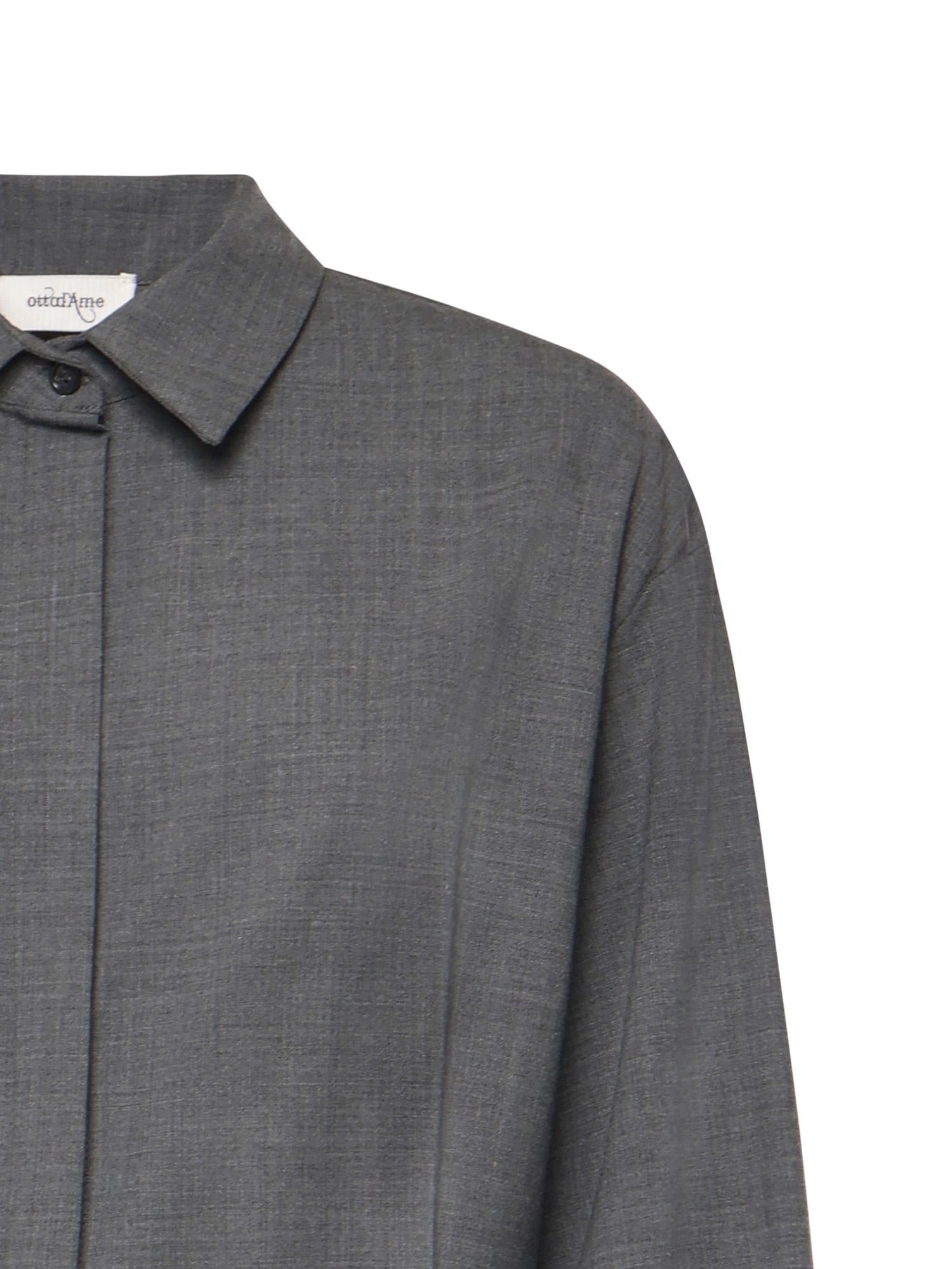 Jumpsuit in acrilico e viscosa DP9941 GREY OTTOD'AME 