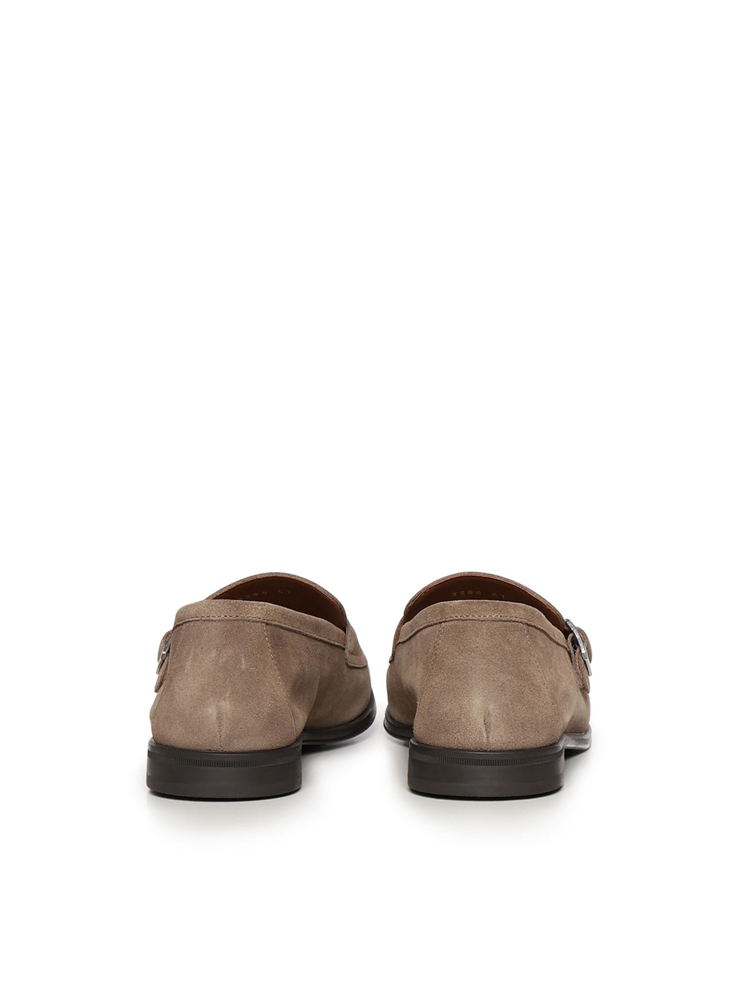 Mocassino doppia fibbia in suede DU3384NOTTUY260 TC30 DOUCAL'S 