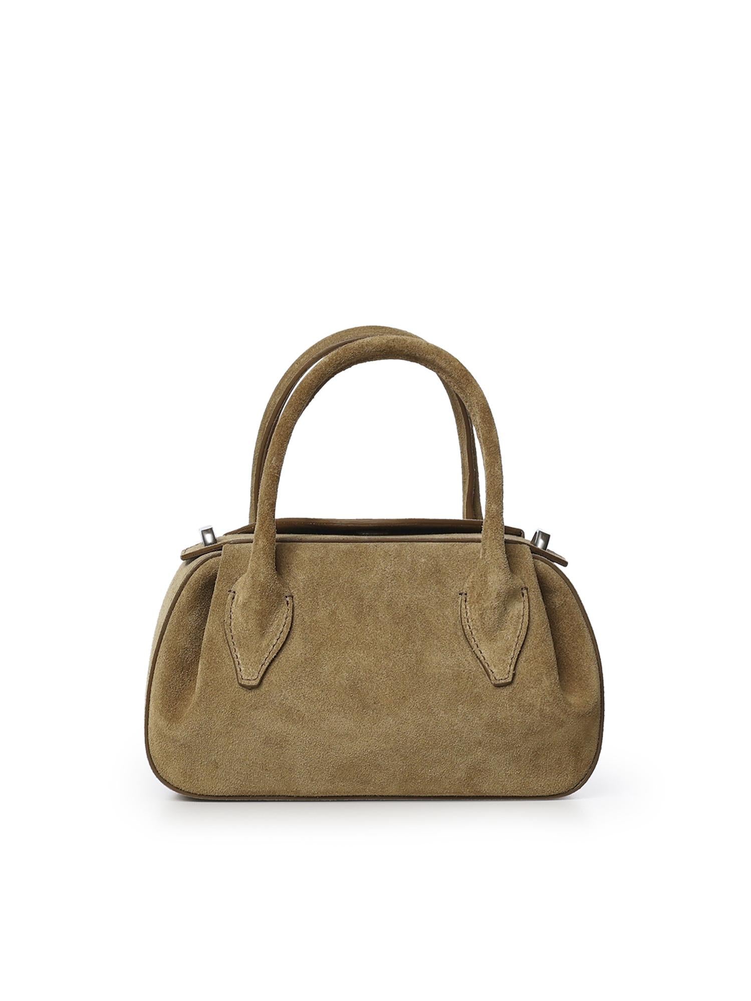 Mini bag Oyster in suede OYSTER MINI DUFFLE SUEDE  YUZEFI 