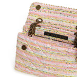 Borsa Kensington in tweed 2062657609 PINK KURT GEIGER 