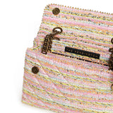 Borsa Kensington in tweed 2062657609 PINK KURT GEIGER 